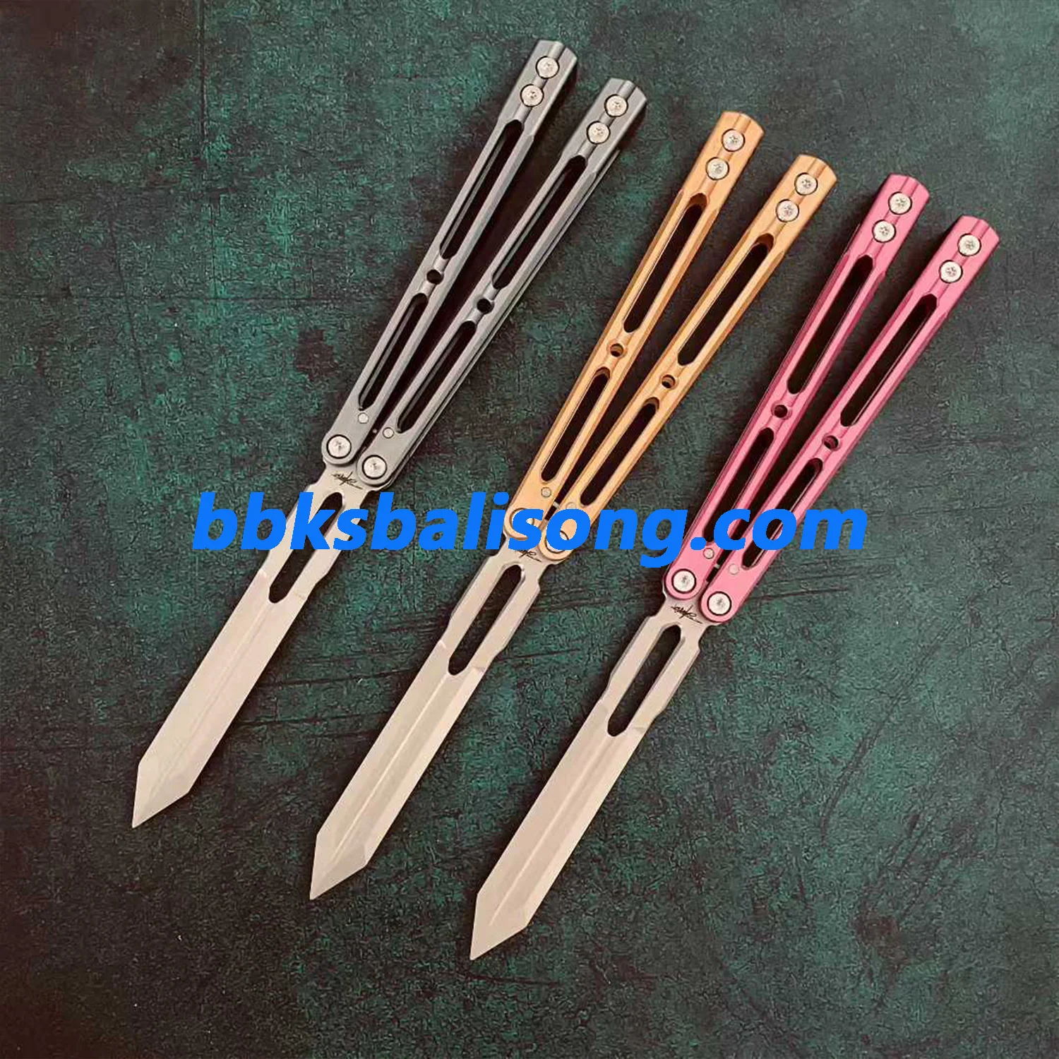 Banshu 8802 Original Balisong 7075 Aluminum Handle - Image 2