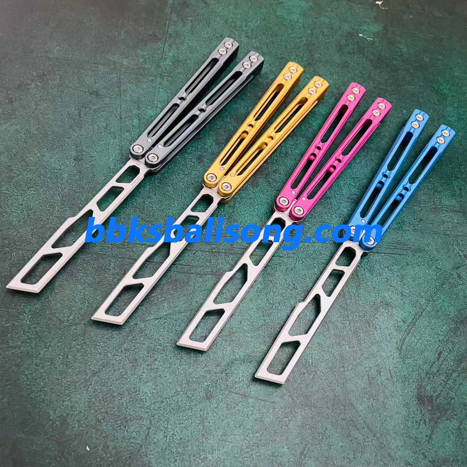 Banshu 8802 Original Balisong 7075 Aluminum Handle - Image 3