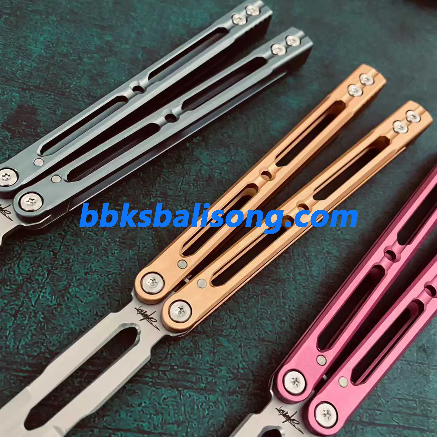 Banshu 8802 Original Balisong 7075 Aluminum Handle - Image 5