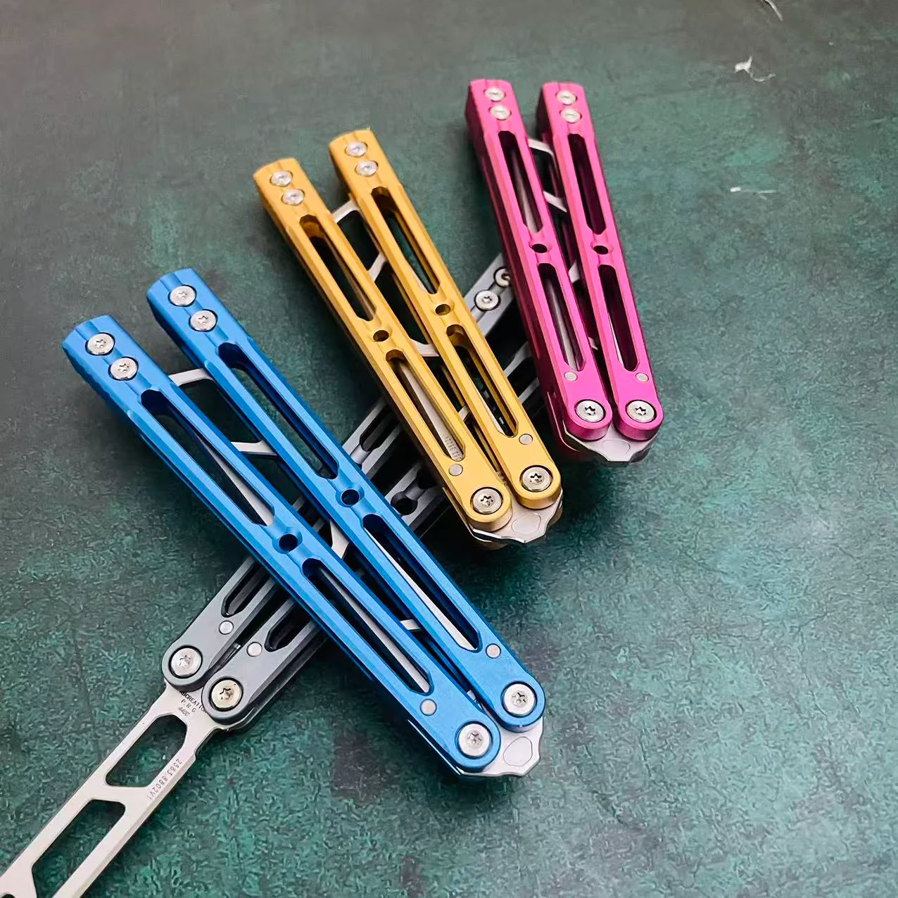 Banshu 8802 Original Balisong 7075 Aluminum Handle - Image 7