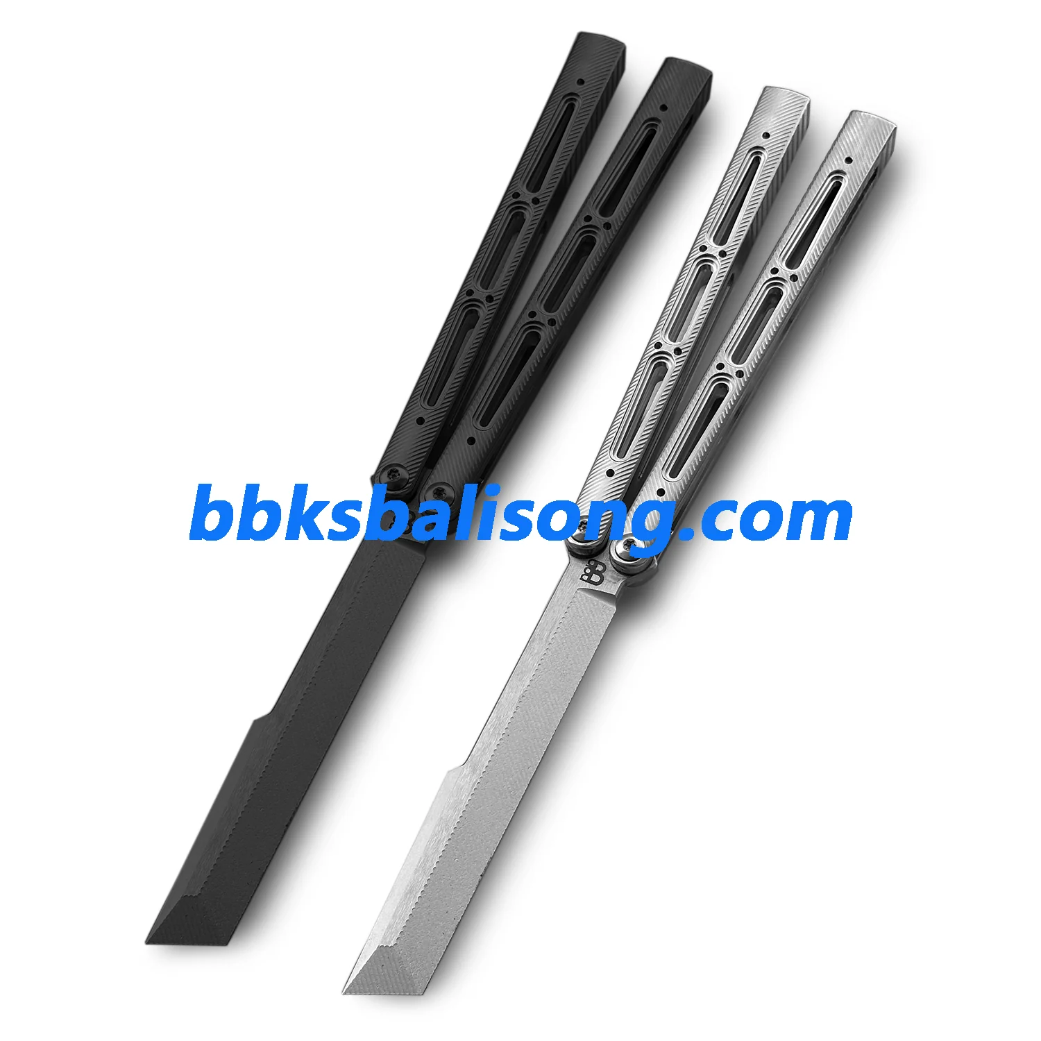 Banshu Chioni Balisong Clone Titanium Handle False Edge