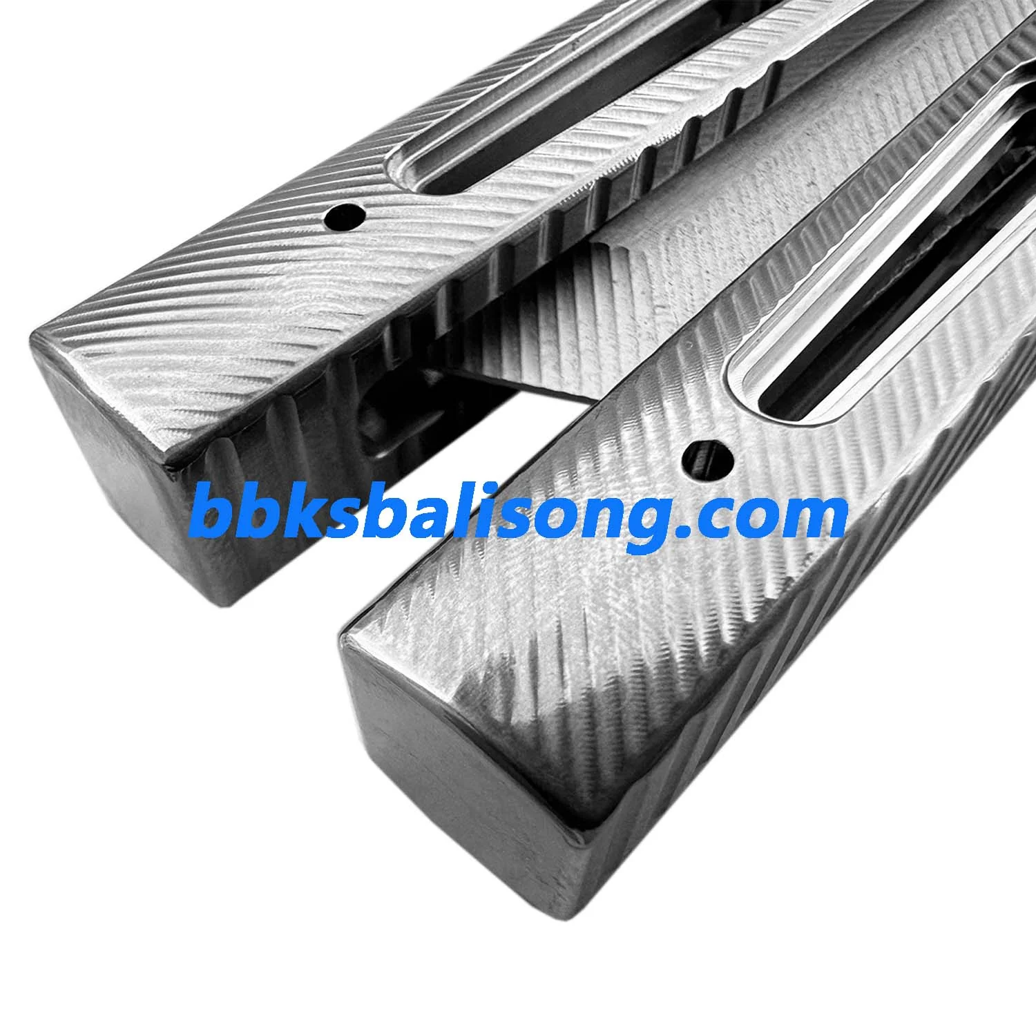 Banshu Chioni Balisong Clone Titanium Handle False Edge - Image 10