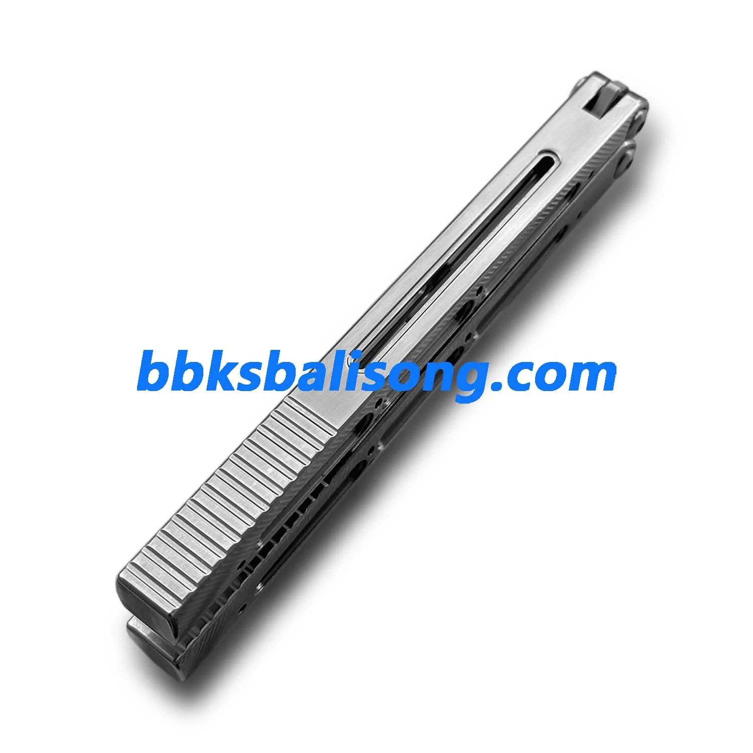 Banshu Chioni Balisong Clone Titanium Handle False Edge - Image 11
