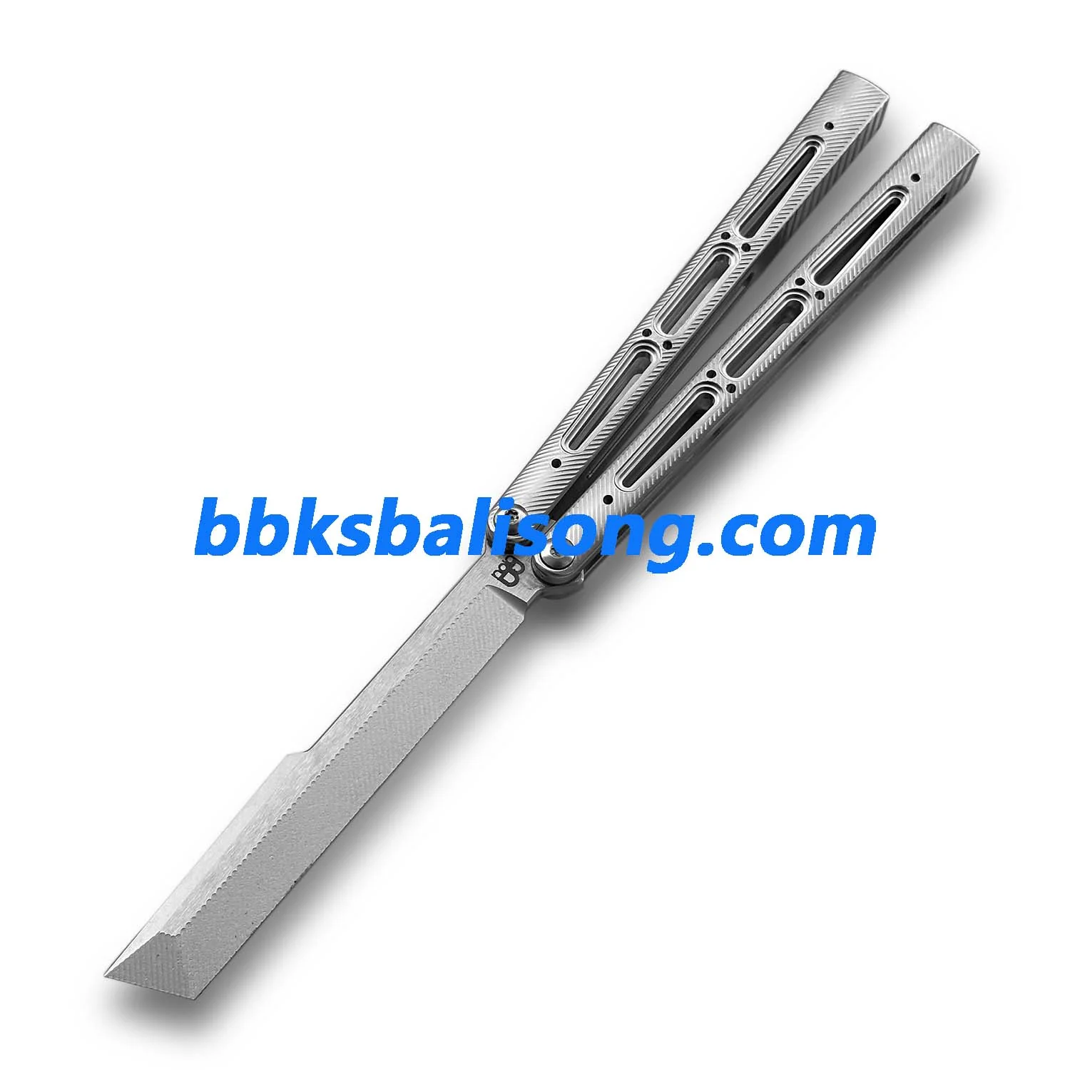 Banshu Chioni Balisong Clone Titanium Handle False Edge - Image 2