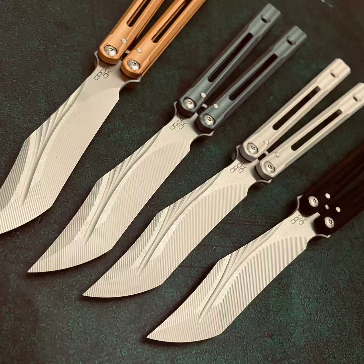 Banshu Orca V2 Balisong Clone 7075 Aluminum Handle - Image 11