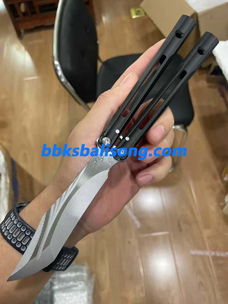 Banshu Orca V2 Balisong Clone 7075 Aluminum Handle - Image 14