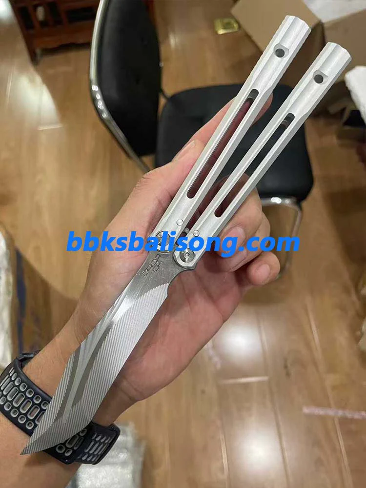 Banshu Orca V2 Balisong Clone 7075 Aluminum Handle - Image 17