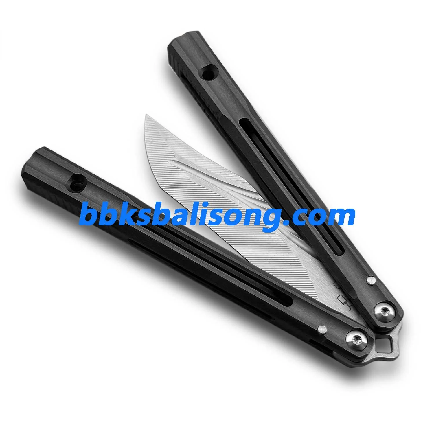 Banshu Orca V2 Balisong Clone 7075 Aluminum Handle - Image 4