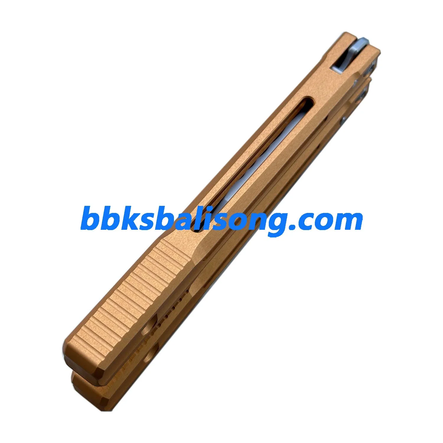 Banshu Orca V2 Balisong Clone 7075 Aluminum Handle - Image 6