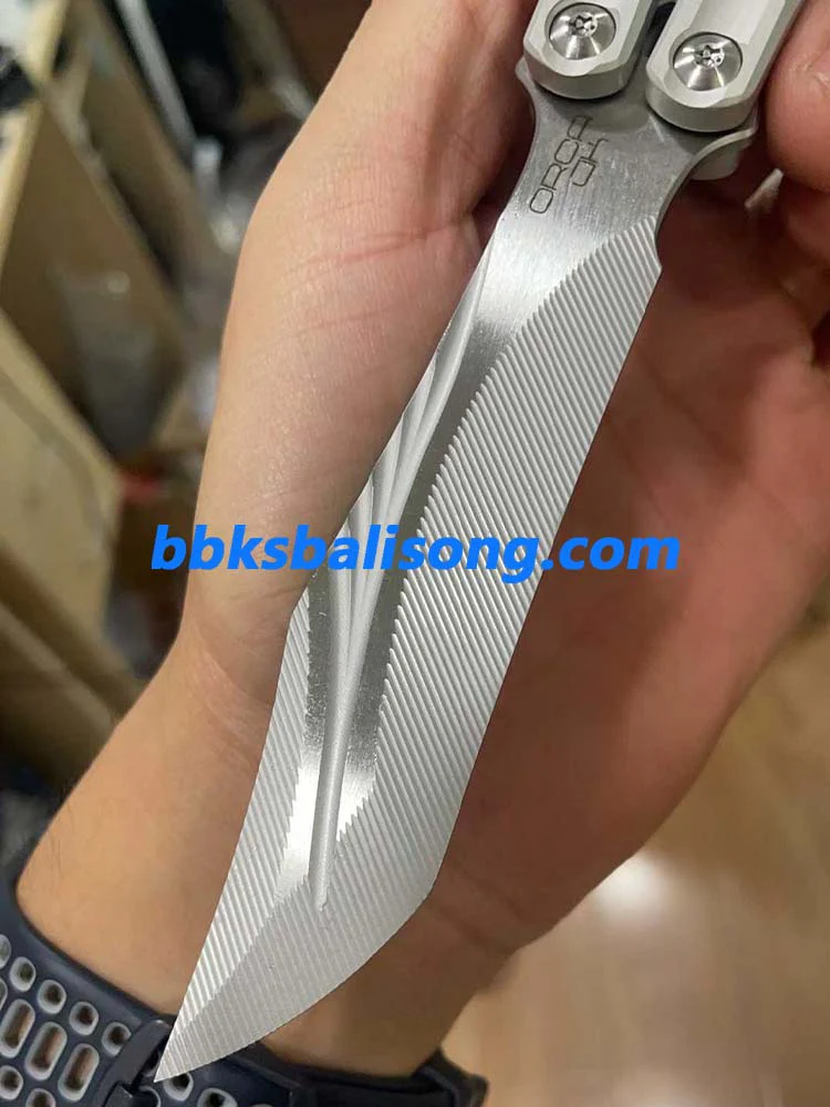 Banshu Orca V2 Balisong Clone 7075 Aluminum Handle - Image 8