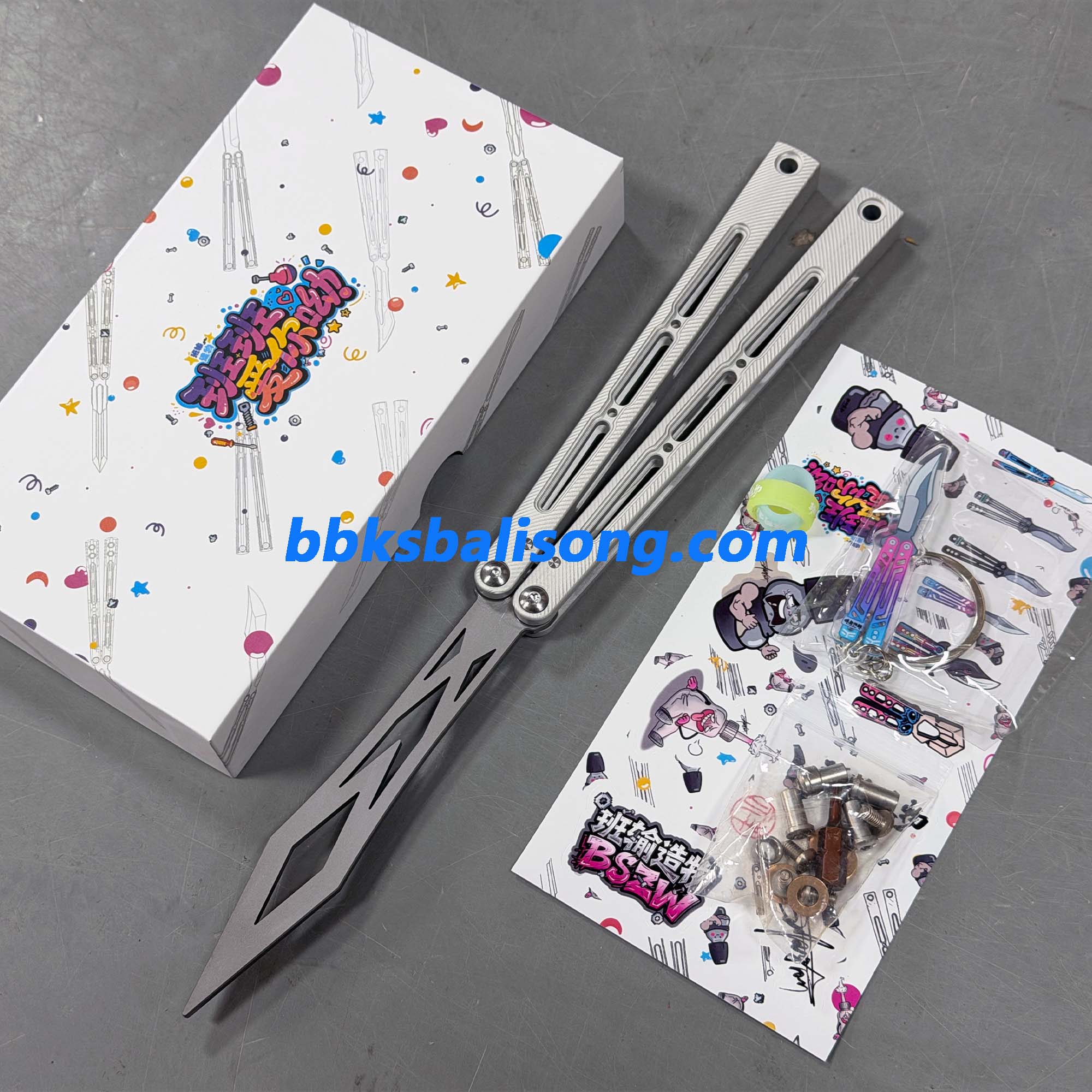 Banshu Pagos Balisong Clone 7075 Aluminum Handle - Image 8