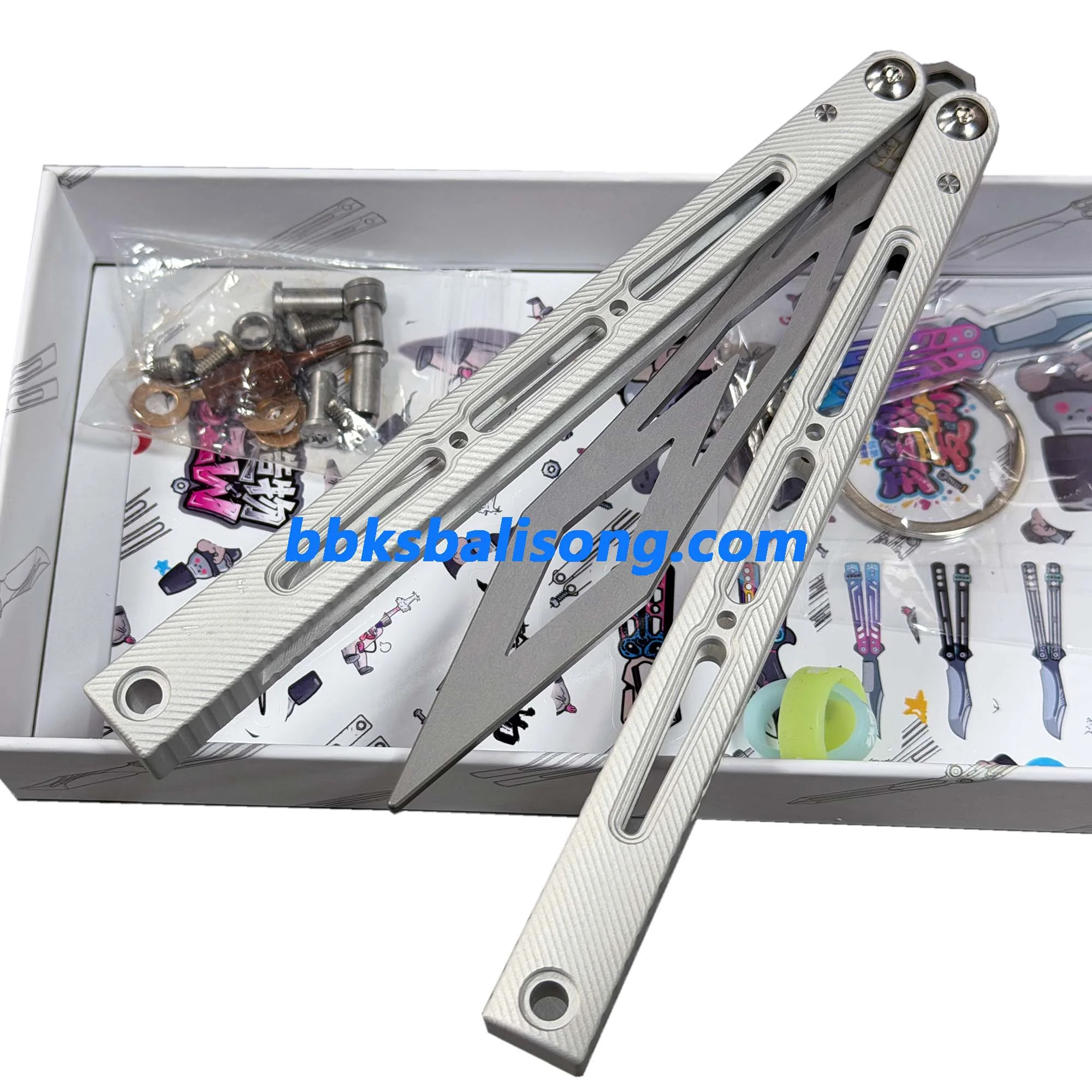 Banshu Pagos Balisong Clone 7075 Aluminum Handle - Image 9