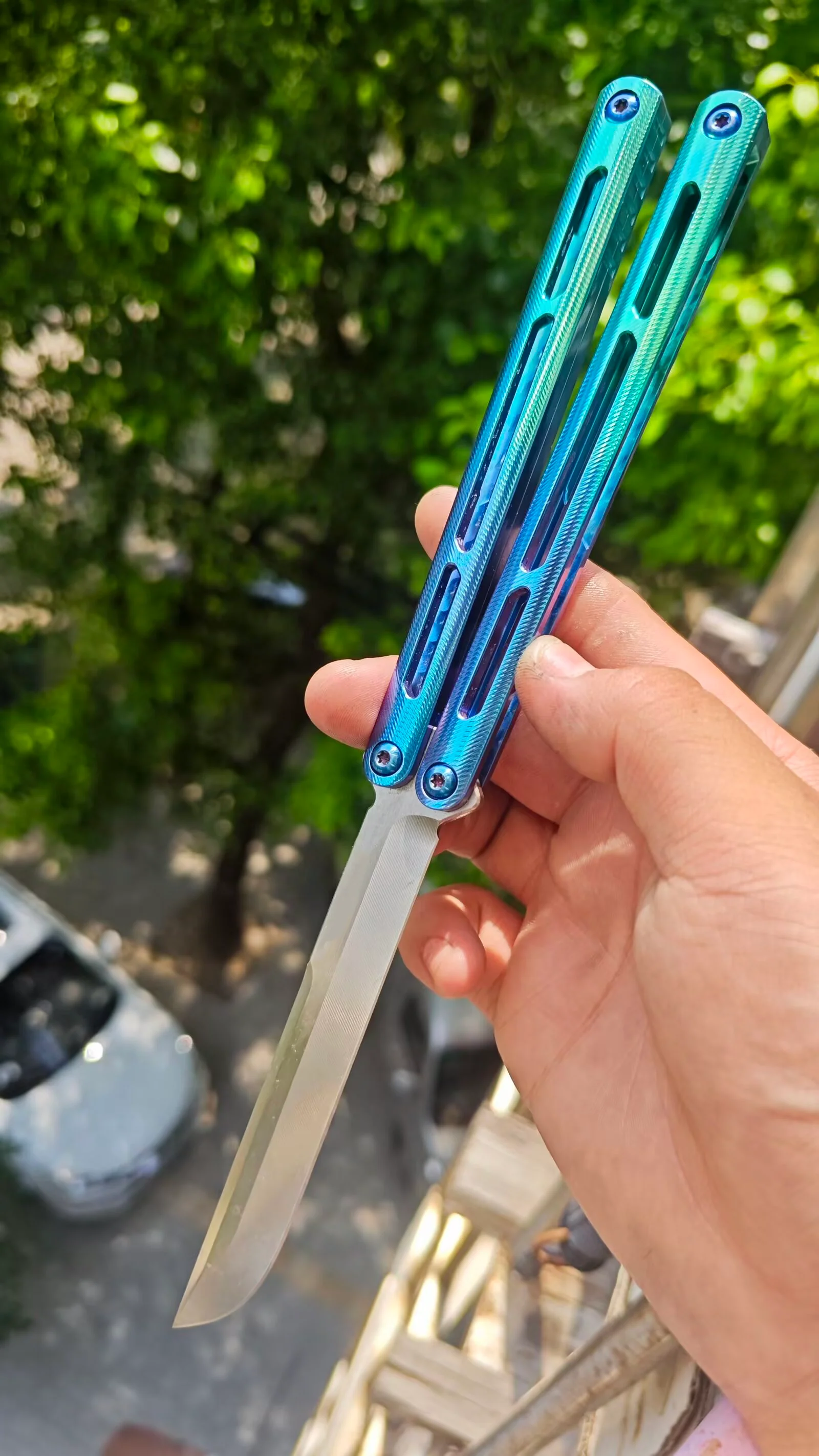 BBKS‘s Anodization Service For Titanium Balisong - Image 5