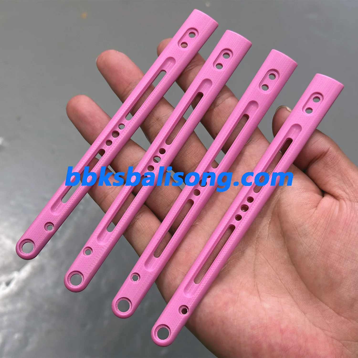 Carbon Fiber Scales For Baliplus or ARMED SHARK Replicant Balisong Clone - Image 12