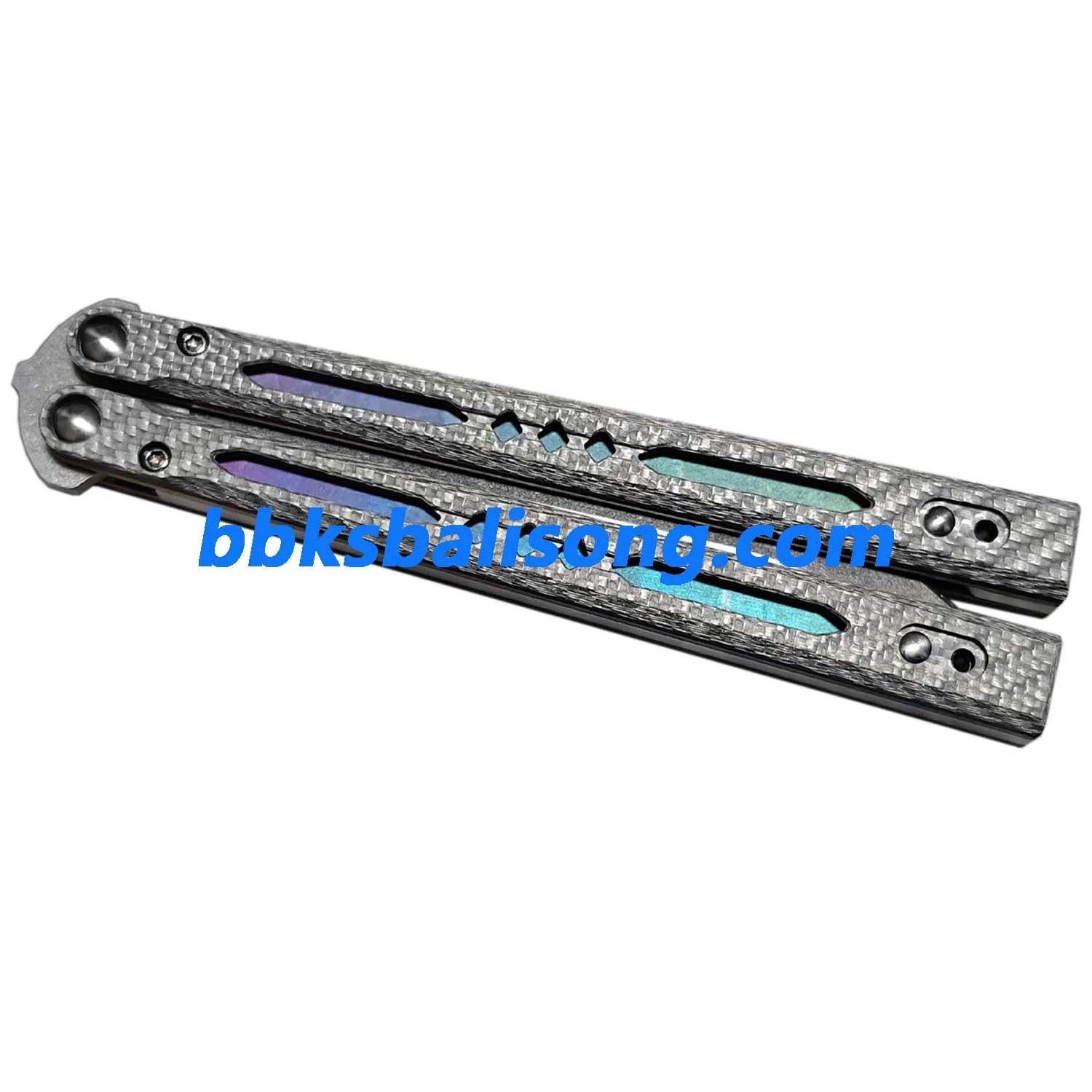 Carbon Fiber Scales For Baliplus or ARMED SHARK Replicant Balisong Clone - Image 18