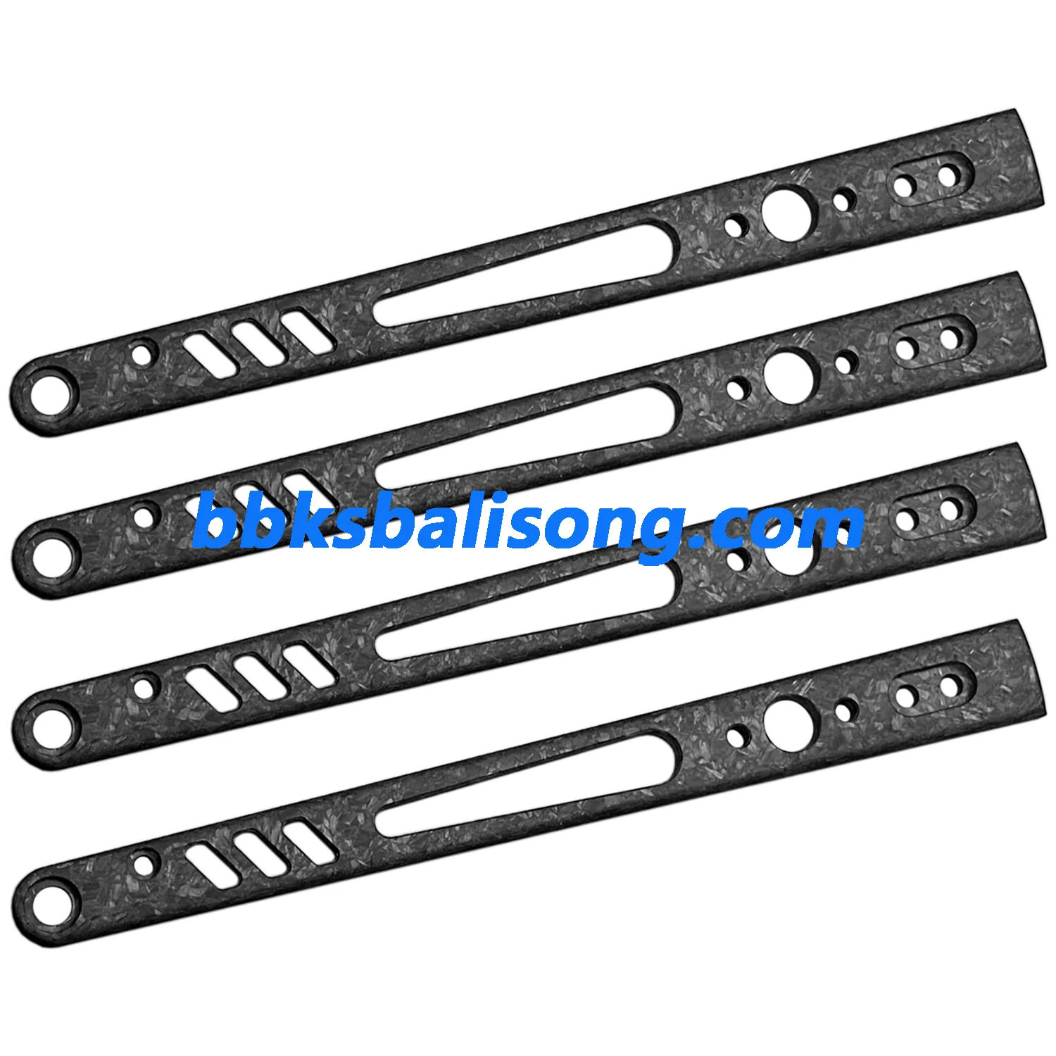Carbon Fiber Scales For Baliplus or ARMED SHARK Replicant Balisong Clone - Image 20