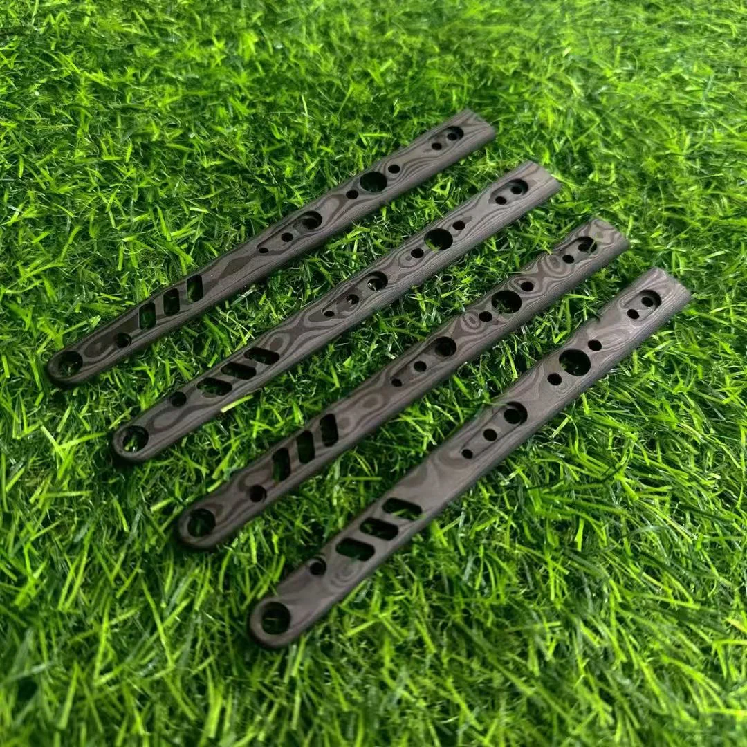 Carbon Fiber Scales For Baliplus or ARMED SHARK Replicant Balisong Clone - Image 34