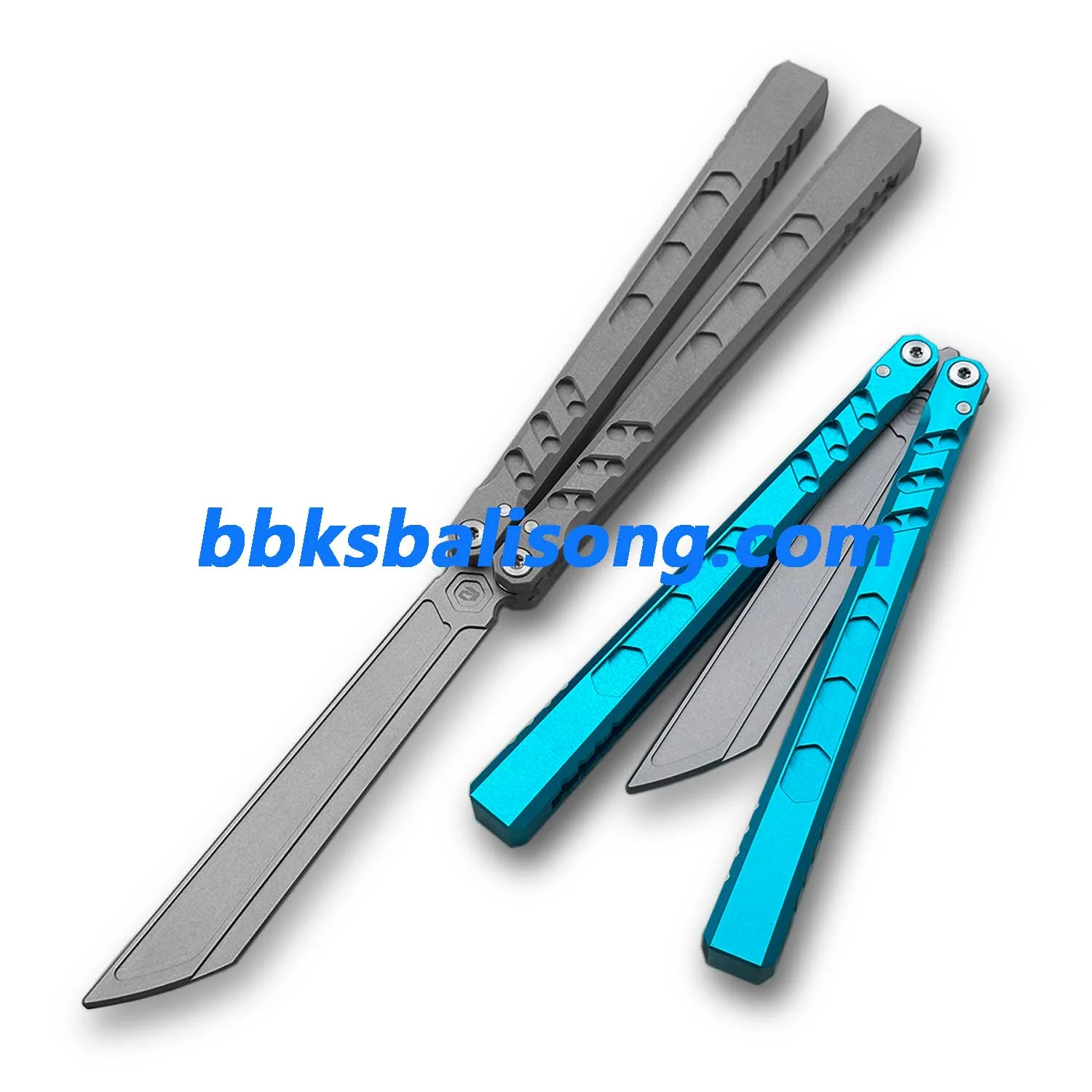 Cold Blade Hex Balisong Clone 7075 Aluminum Bushings System - Image 2