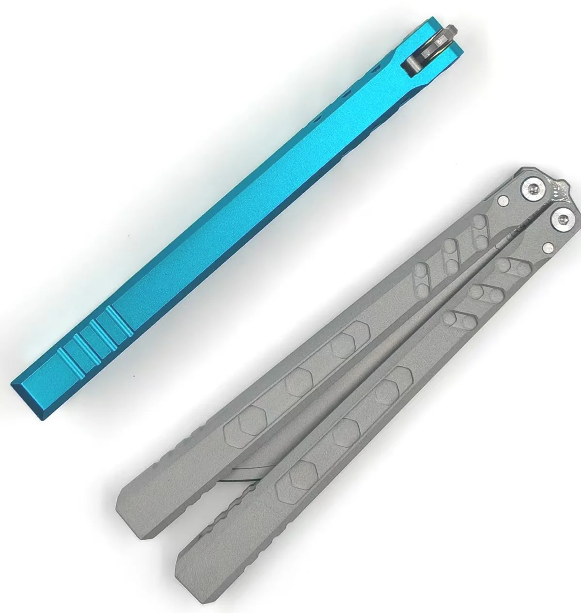 Cold Blade Hex Balisong Clone 7075 Aluminum Bushings System - Image 7