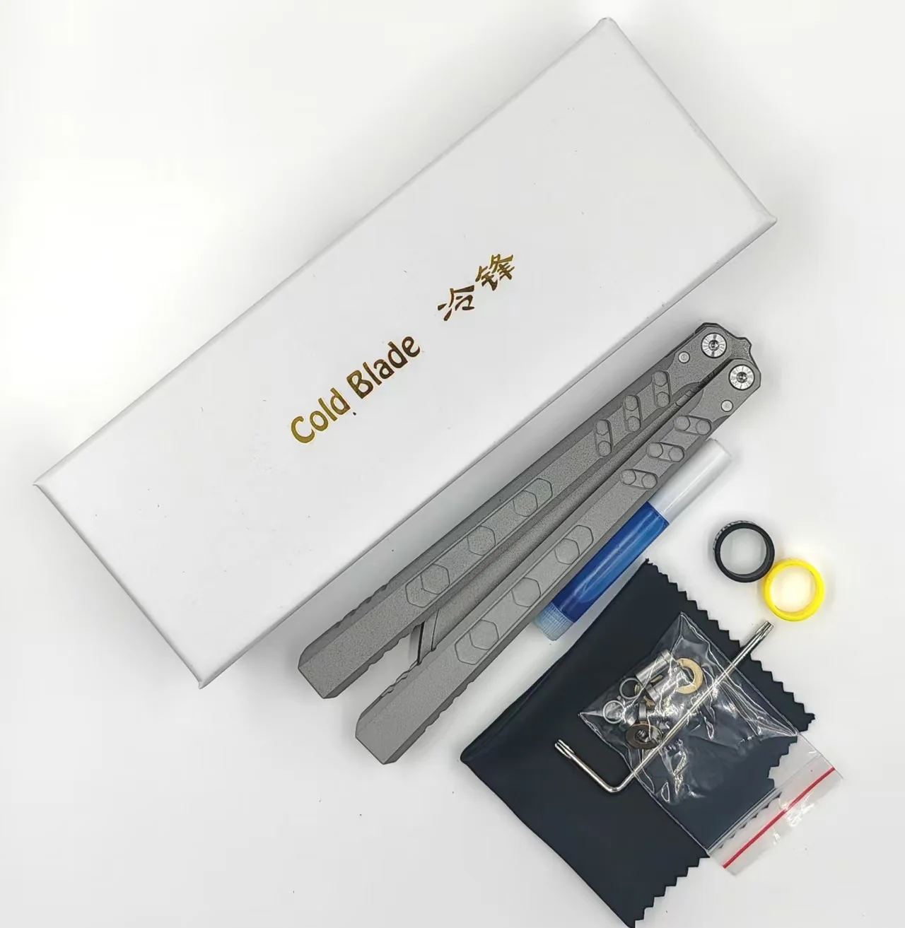 Cold Blade Hex Balisong Clone 7075 Aluminum Bushings System - Image 8