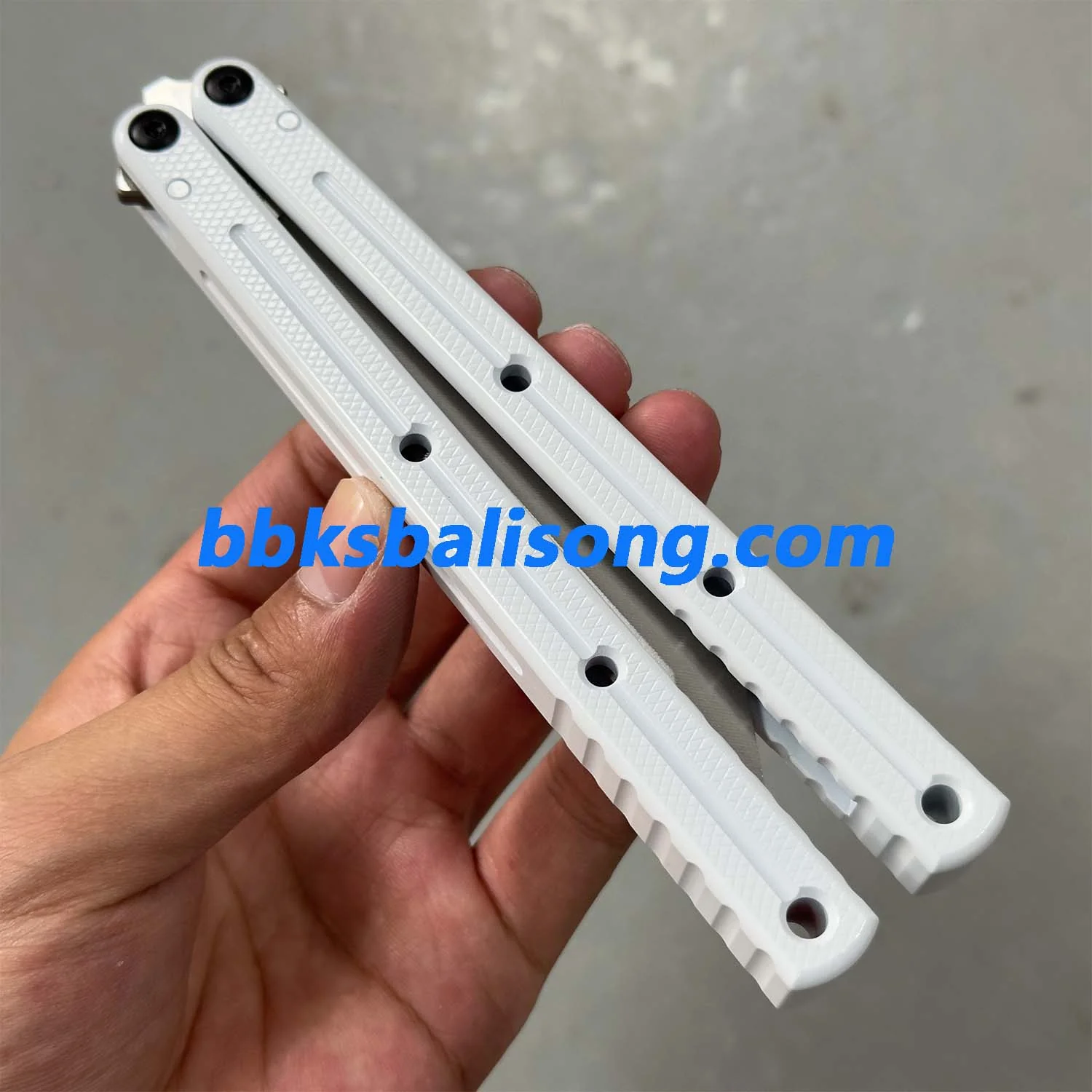 Cold Blade Krake Raken(Kraken) V3  Balisong Clone 7075 Aluminum Ceramic Coating Handle - Image 14