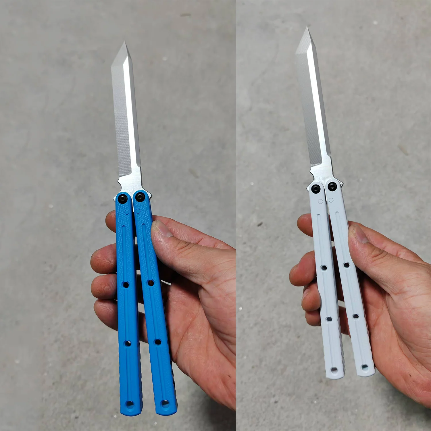 Cold Blade Krake Raken(Kraken) V3  Balisong Clone 7075 Aluminum Ceramic Coating Handle - Image 18
