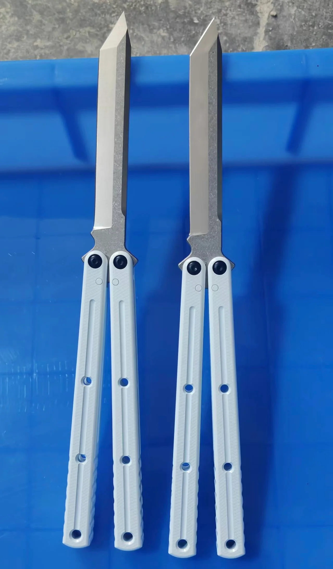 Cold Blade Krake Raken(Kraken) V3  Balisong Clone 7075 Aluminum Ceramic Coating Handle - Image 20