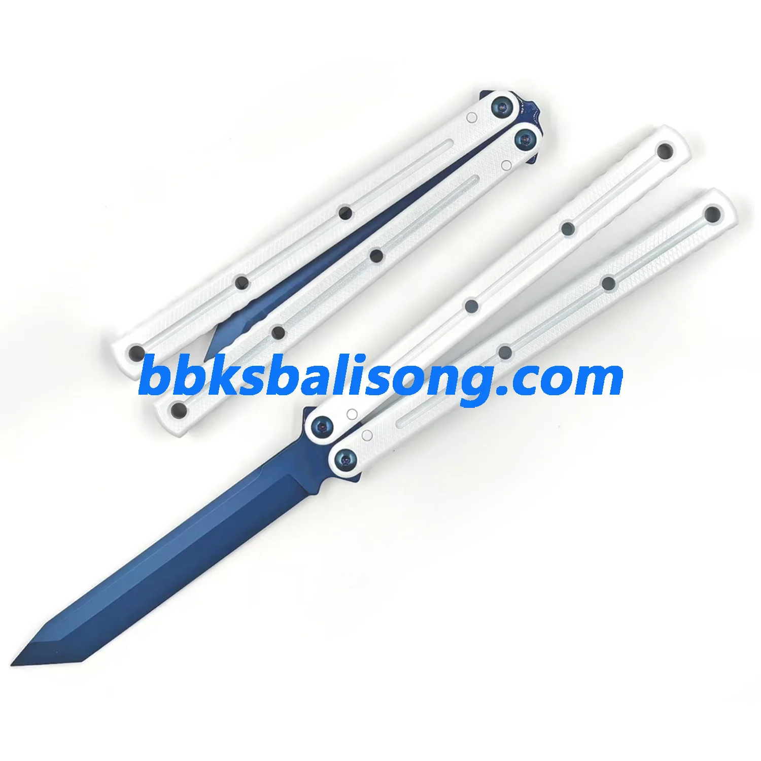 Cold Blade Krake Raken(Kraken) V3  Balisong Clone 7075 Aluminum Ceramic Coating Handle - Image 24