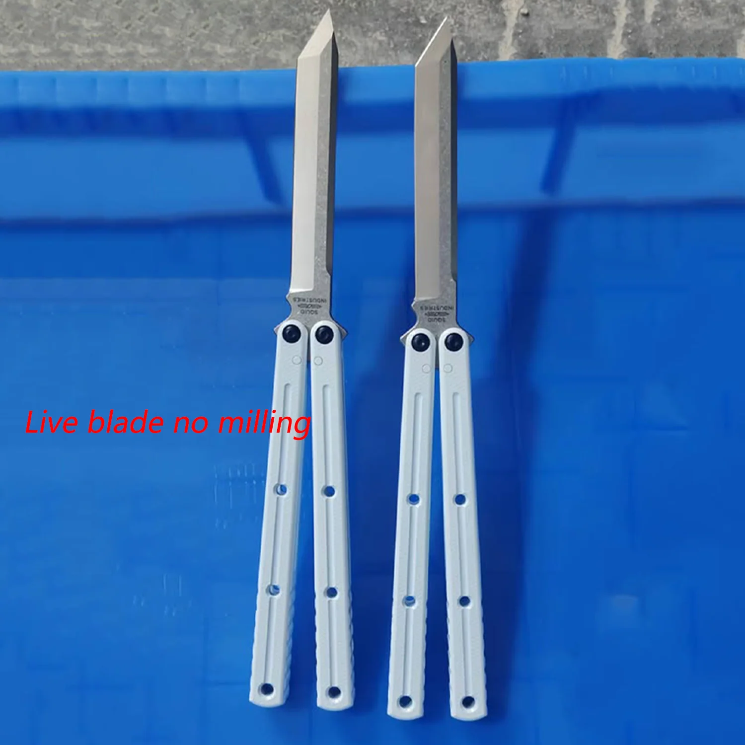 Cold Blade Krake Raken(Kraken) V3  Balisong Clone 7075 Aluminum Ceramic Coating Handle - Image 27