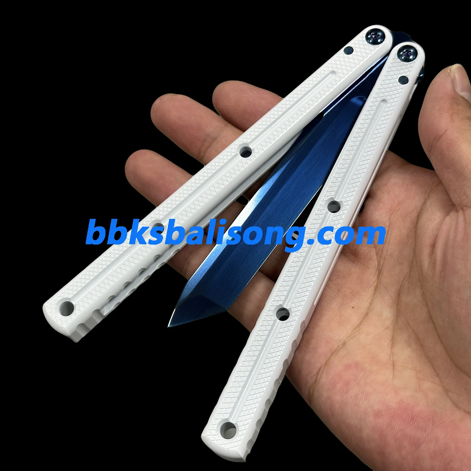 Cold Blade Krake Raken(Kraken) V3  Balisong Clone 7075 Aluminum Ceramic Coating Handle - Image 31