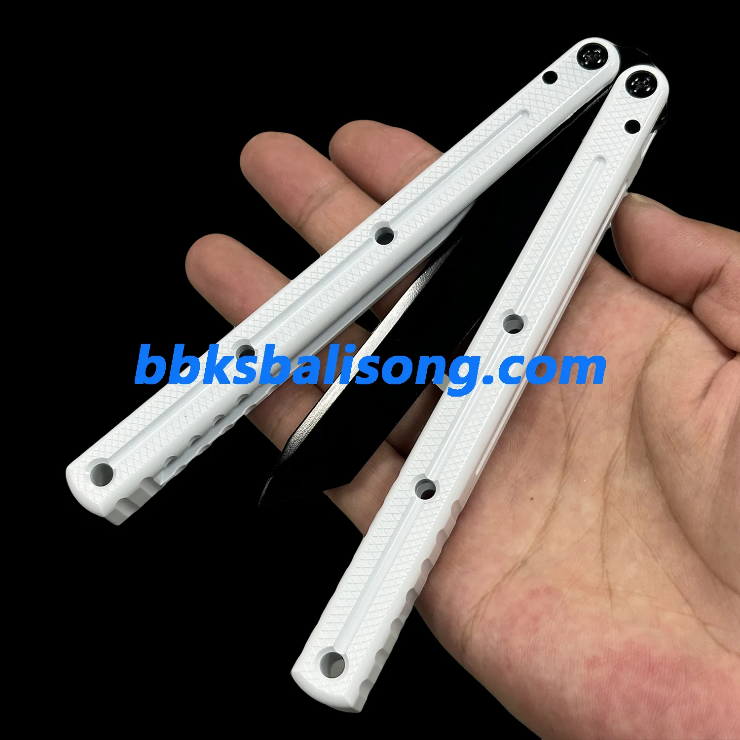 Cold Blade Krake Raken(Kraken) V3  Balisong Clone 7075 Aluminum Ceramic Coating Handle - Image 32