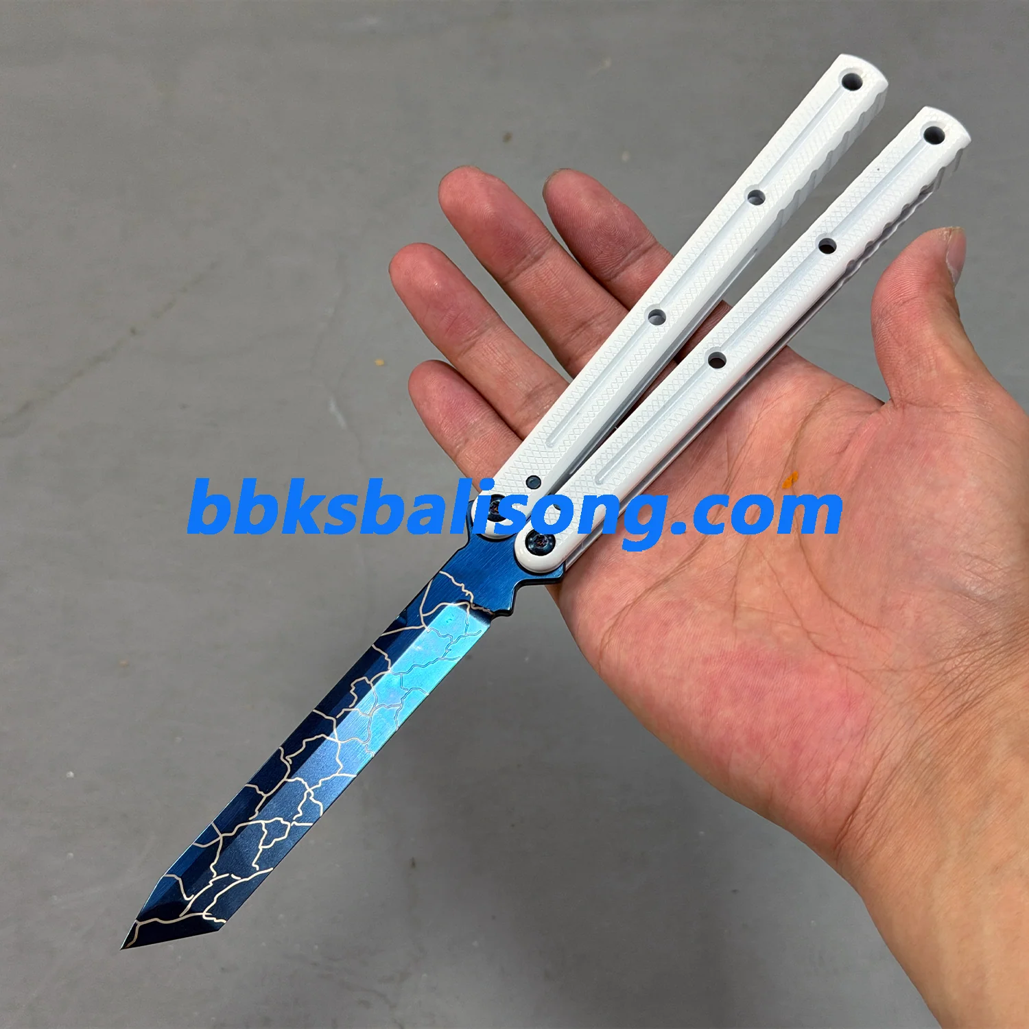 Cold Blade Krake Raken(Kraken) V3  Balisong Clone 7075 Aluminum Ceramic Coating Handle - Image 33