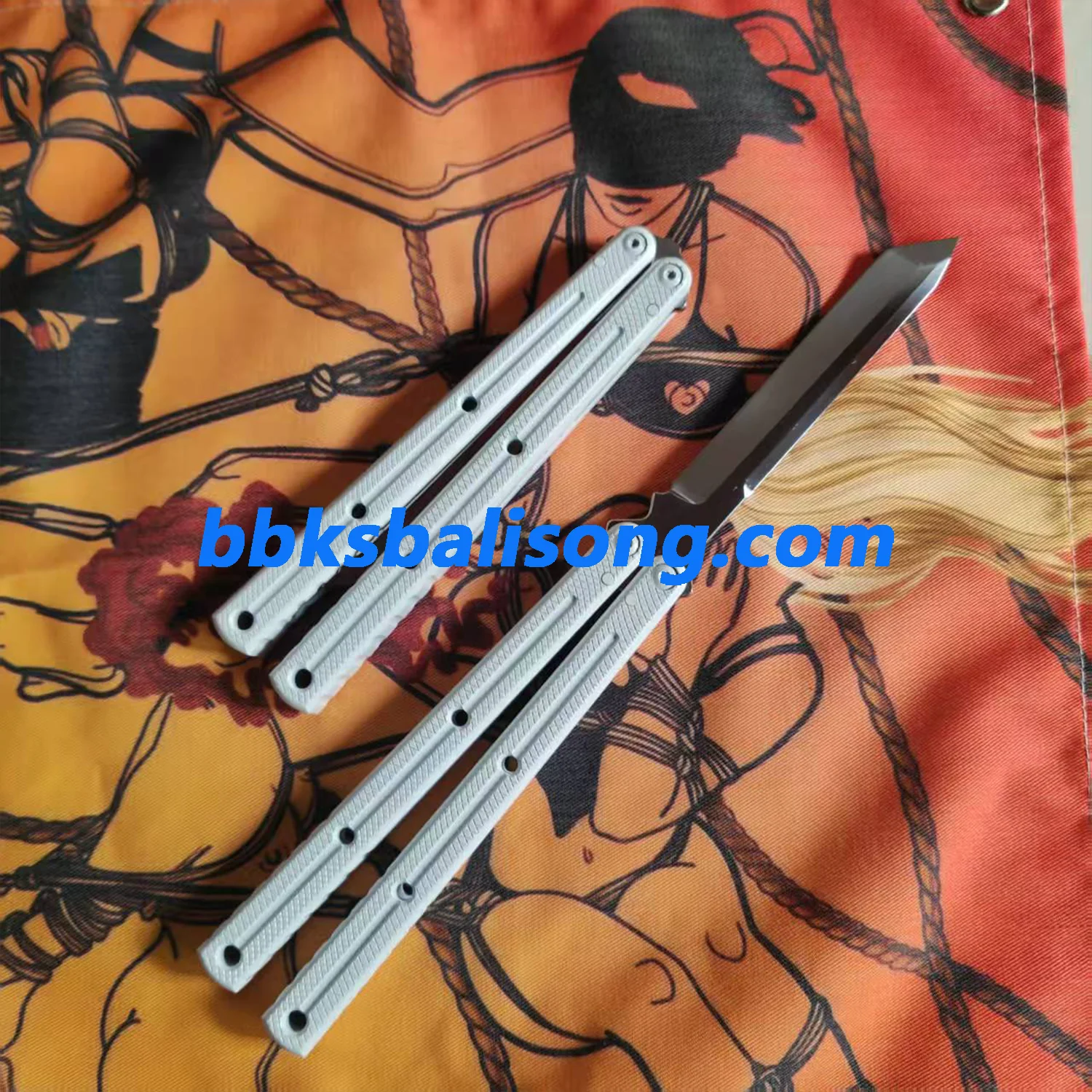 Cold Blade Krake Raken(Kraken) V3  Balisong Clone 7075 Aluminum Ceramic Coating Handle - Image 34