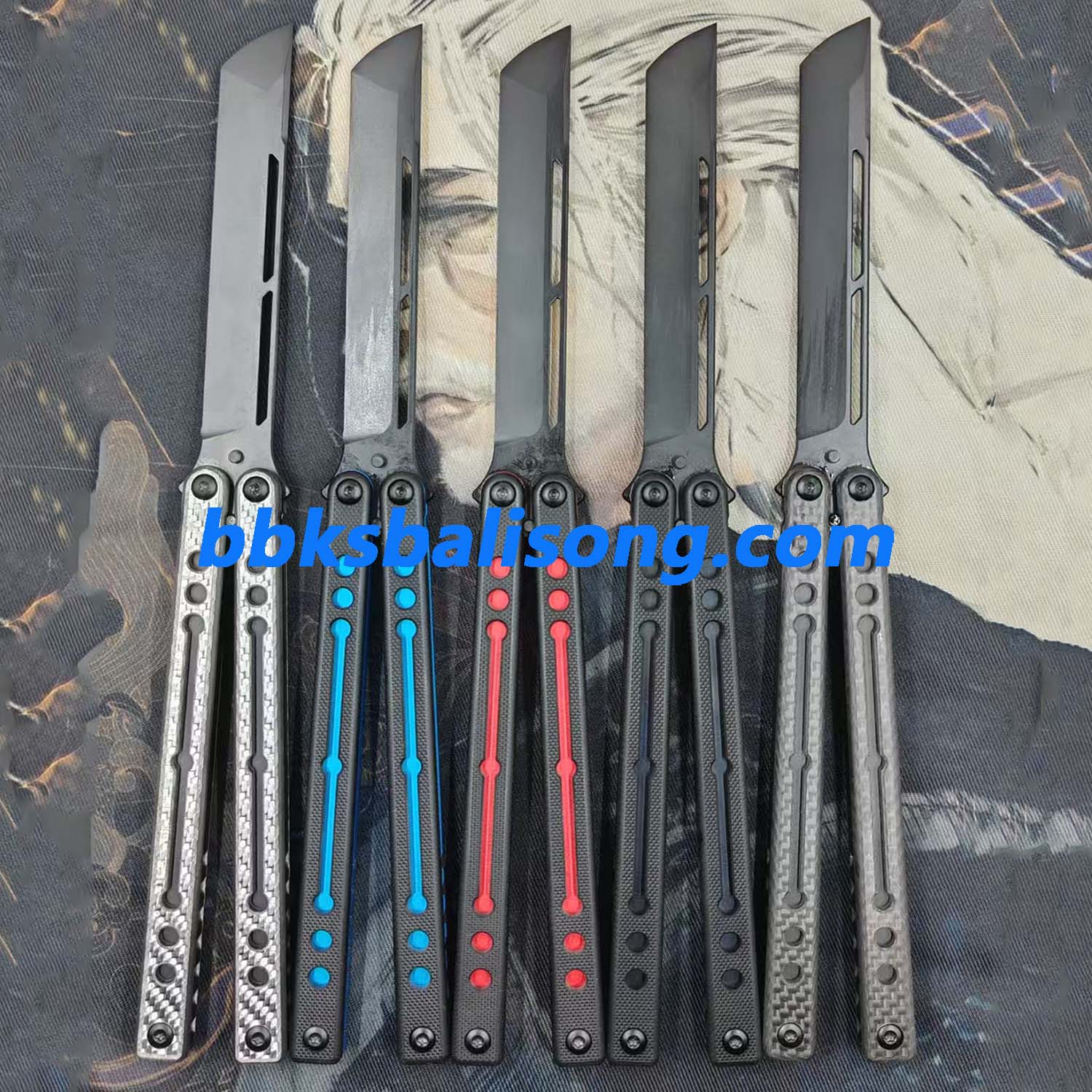 Cold Blade Tanto Nautilus V2.5 Clone G10+7075 Aluminum Handle - Image 2