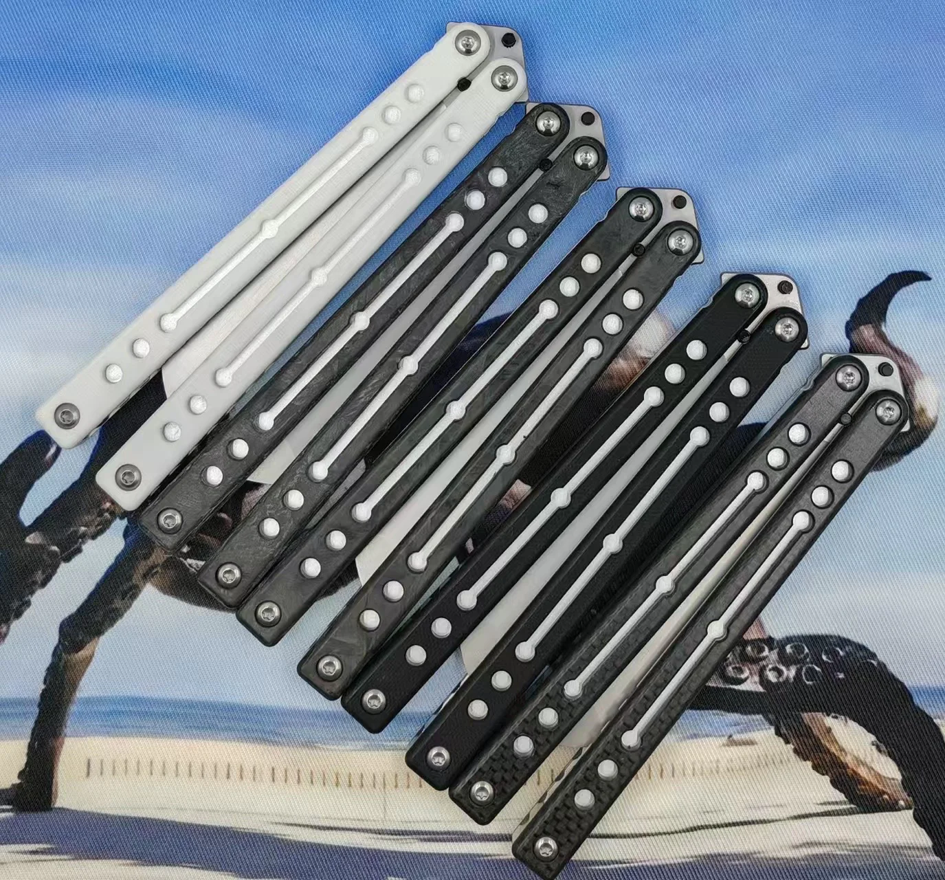 Cold Blade Tanto Nautilus V2.5 Clone G10+7075 Aluminum Handle - Image 9
