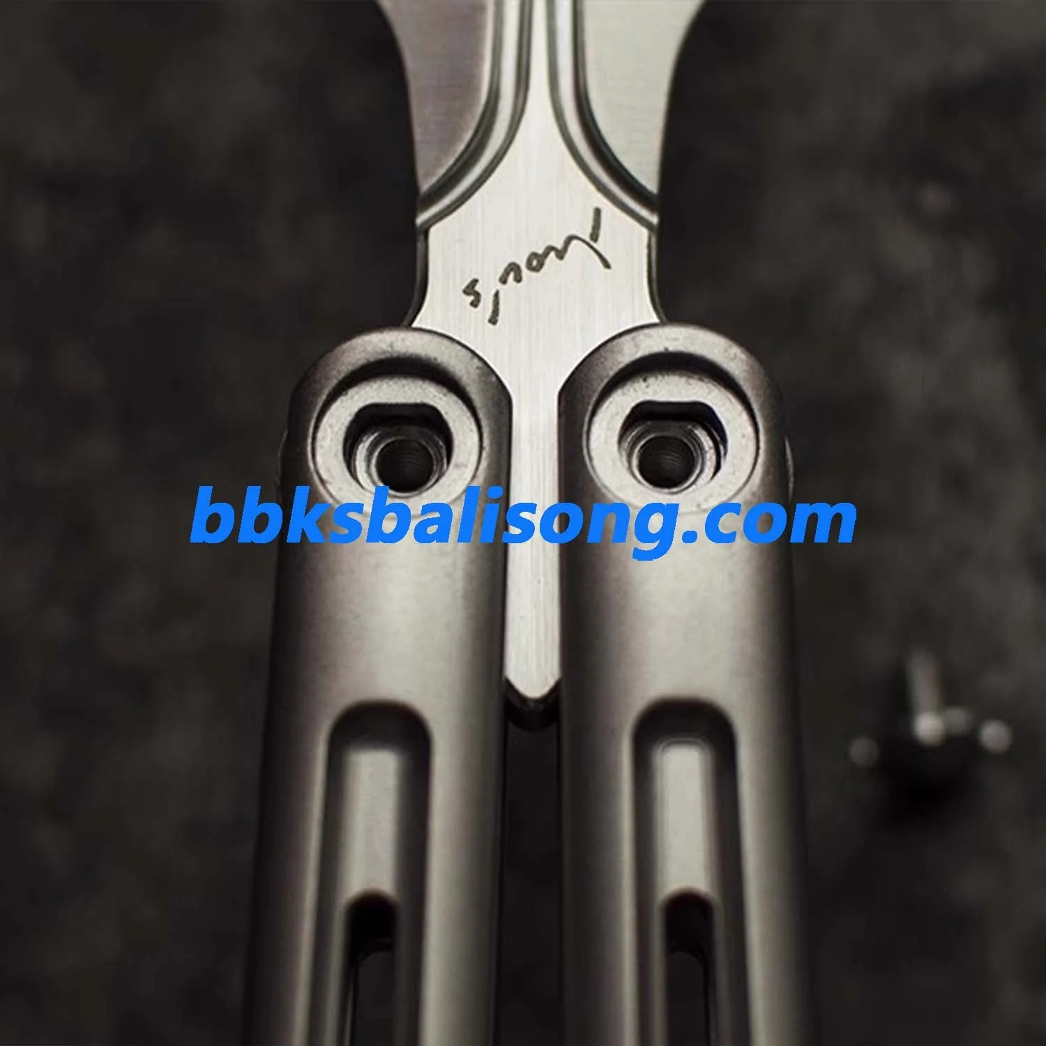 Growl Balisong CK Integralis II Clone Titanium handle Bearing System - Image 15