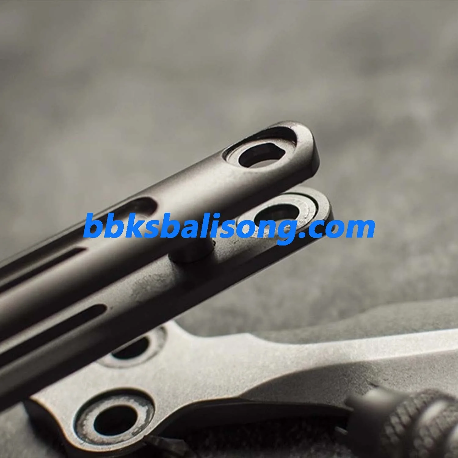 Growl Balisong CK Integralis II Clone Titanium handle Bearing System - Image 17