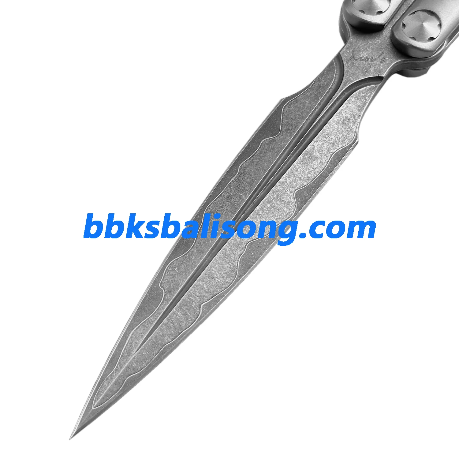 Growl Balisong CK Integralis II Clone Titanium handle Bearing System - Image 7