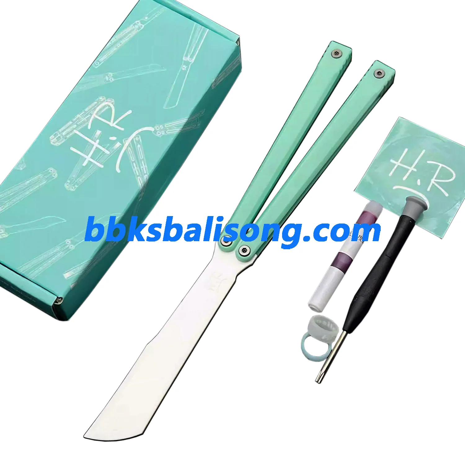 HR Flood Dragon Balisong Trainer Plastic Safe Training - Image 2