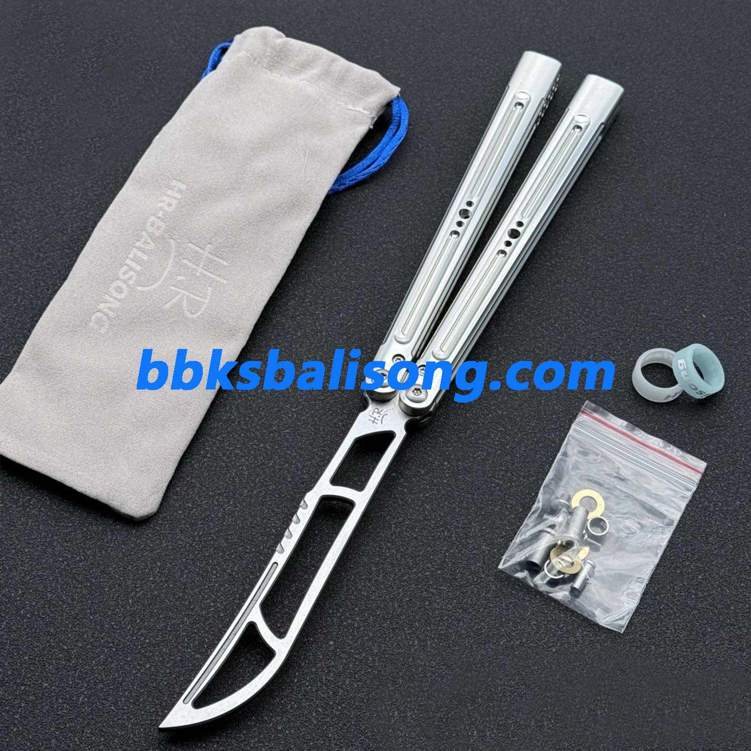 HR Killer Balisong 7075 Aluminum Glossy Handle - Image 4