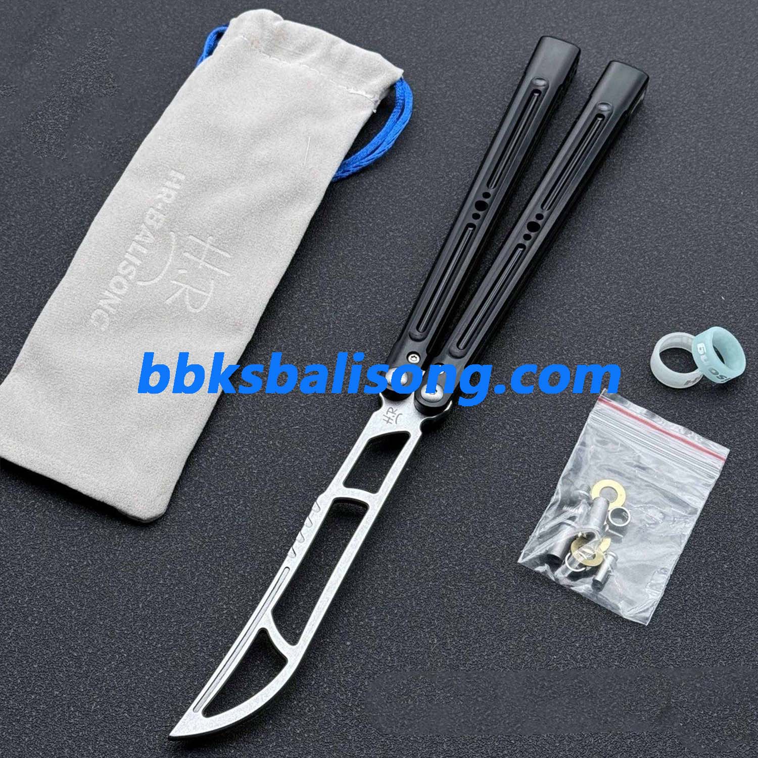 HR Killer Balisong 7075 Aluminum Glossy Handle - Image 5