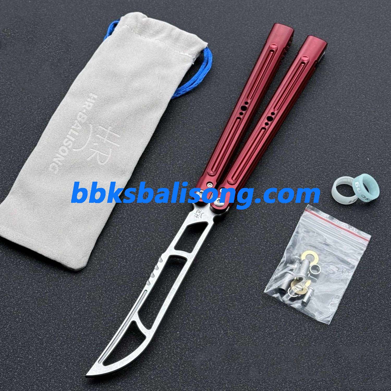 HR Killer Balisong 7075 Aluminum Glossy Handle - Image 6