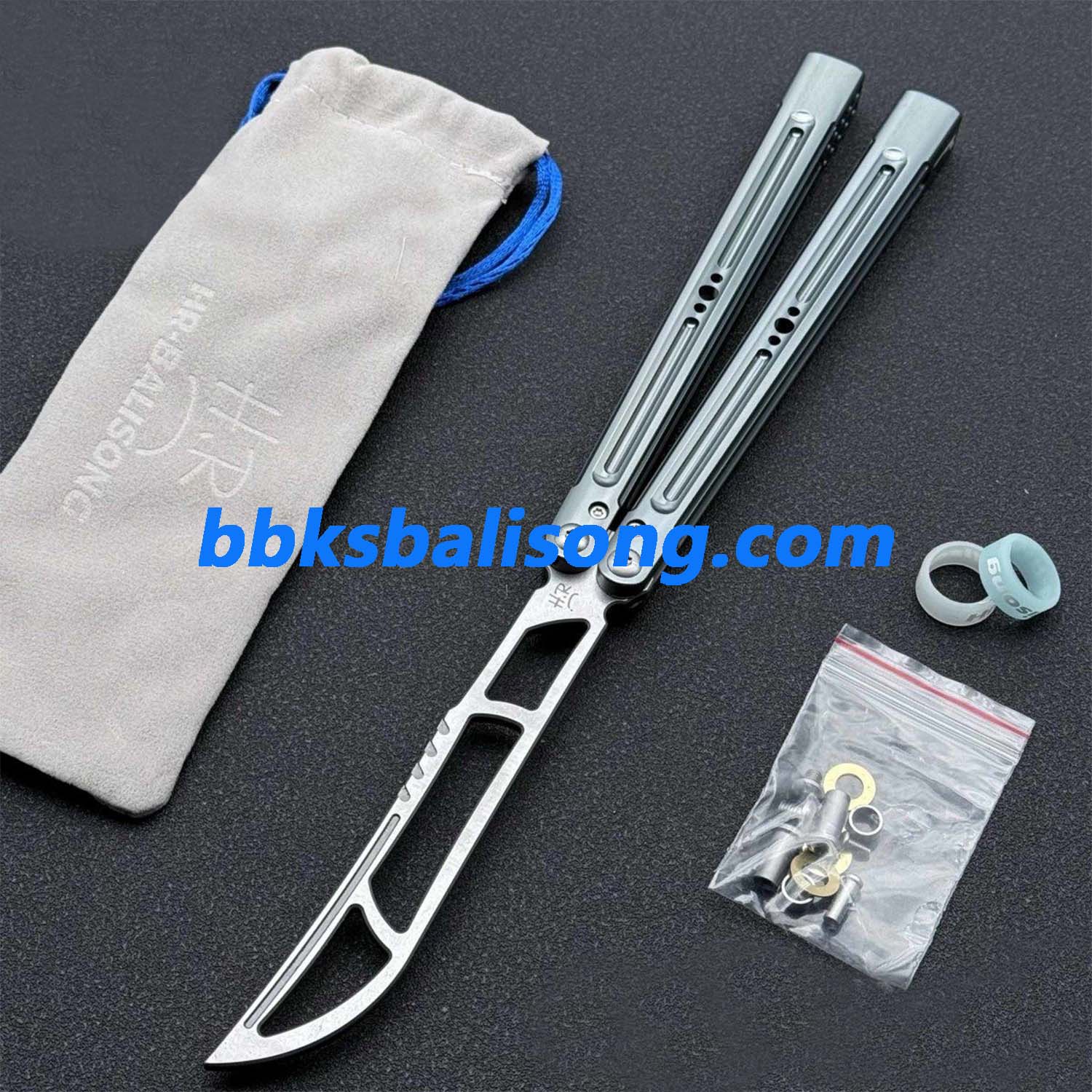 HR Killer Balisong 7075 Aluminum Glossy Handle - Image 7