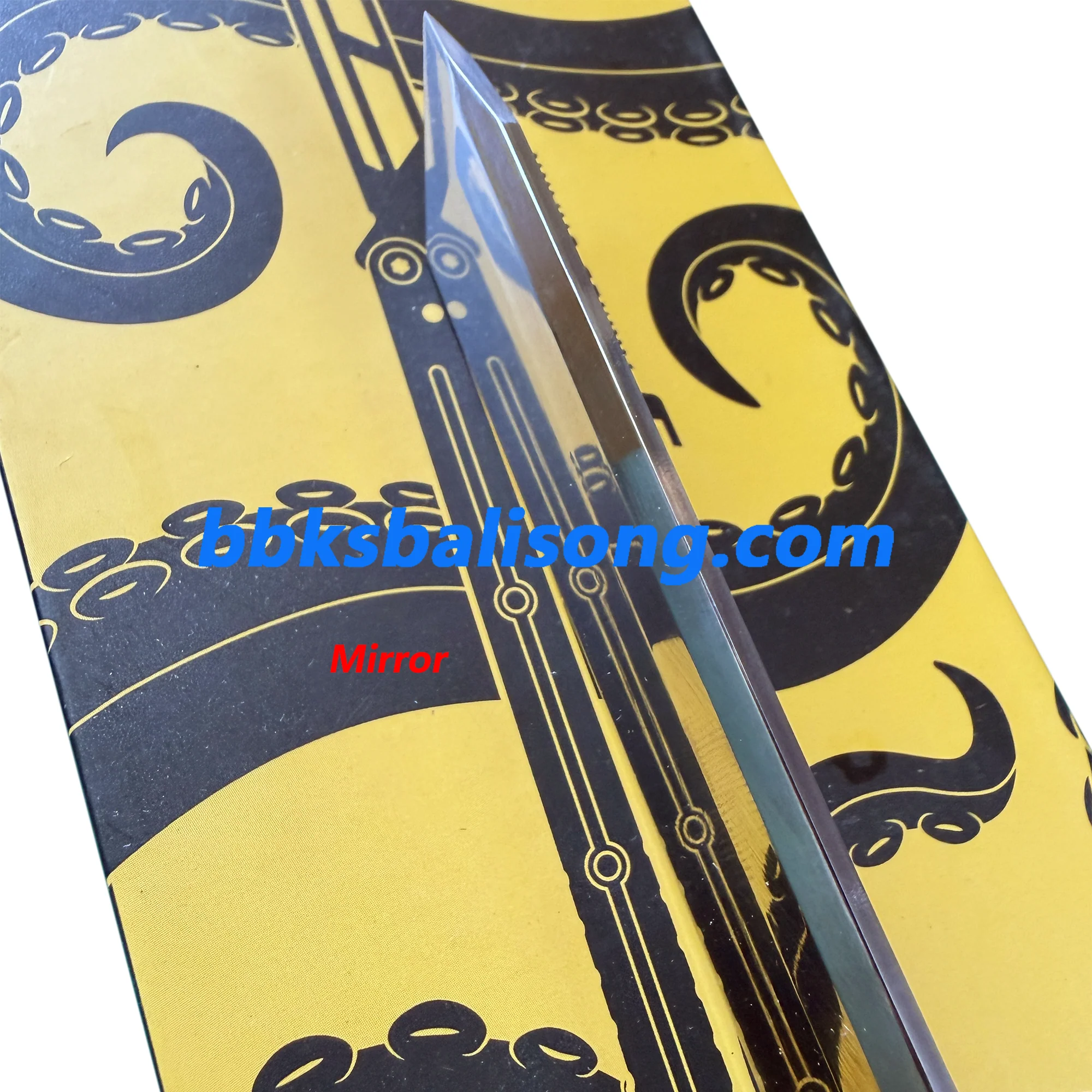 Kraken V3 Clone Blade For ARMED SHARK 7075 or Ti Sandwich Kraken V3 Clone - Image 5