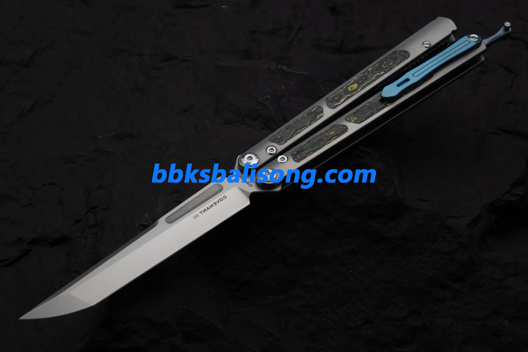 Maxace Covenant-III Balisong Butterfly Knife TC4 Handle M390 Blade Bushing System EDC Tools Folding Knives - Image 6