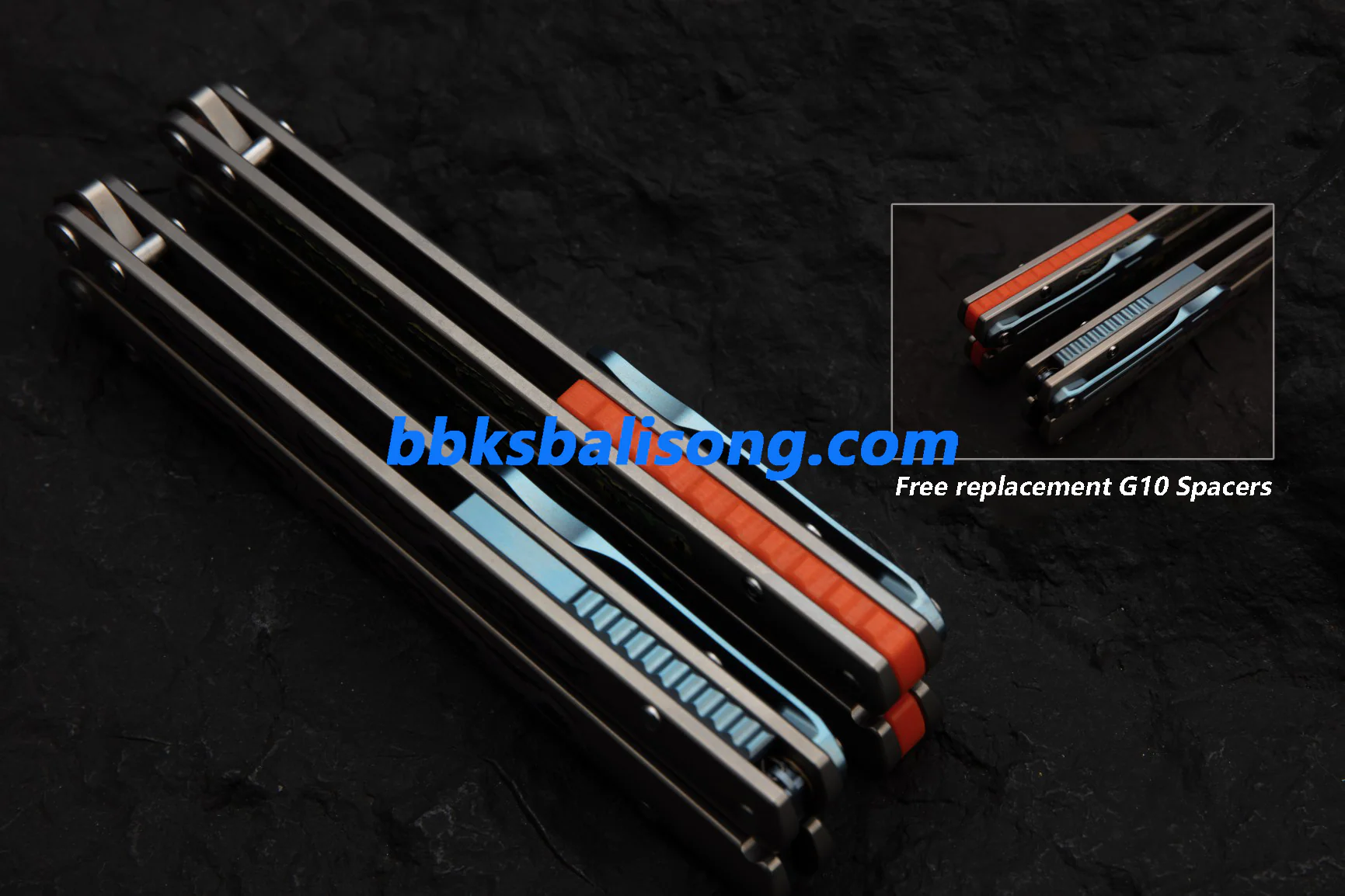 Maxace Covenant-III Balisong Butterfly Knife TC4 Handle M390 Blade Bushing System EDC Tools Folding Knives - Image 7