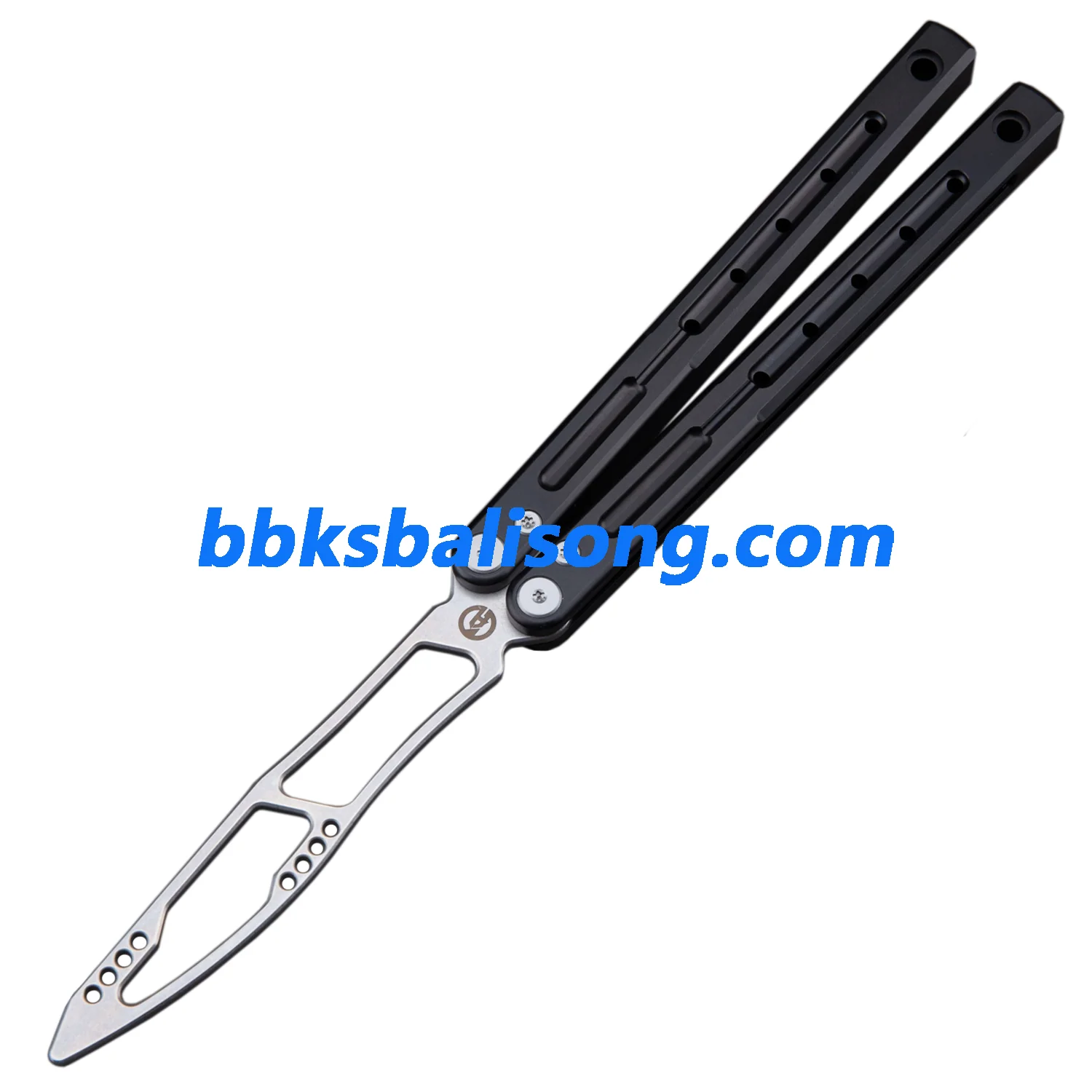 Maxace Phantom II Balisong Trainer 7075 Aluminium/Titanium Handle Bushings System - Image 21