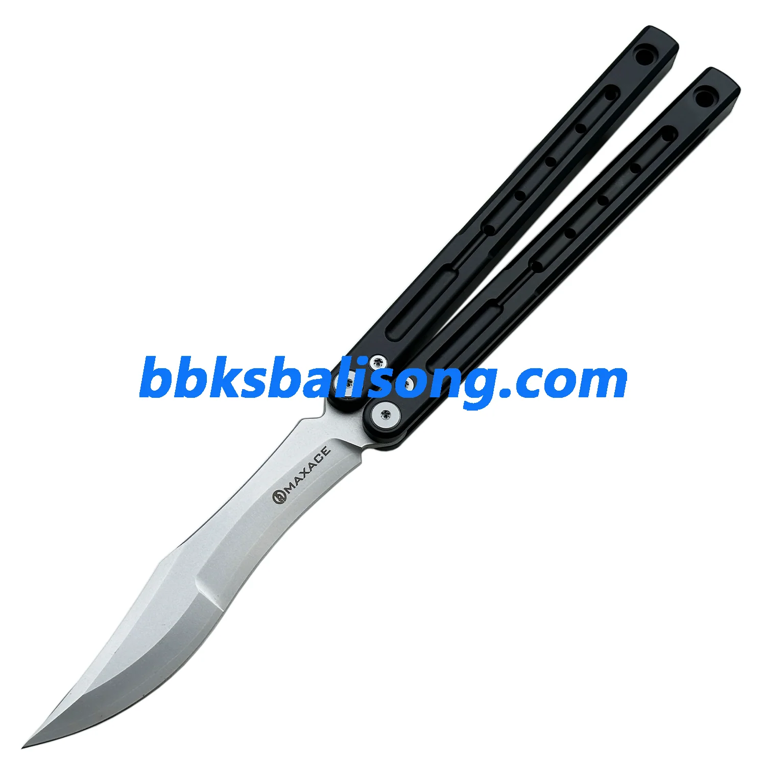 Maxace Phantom II Balisong Trainer 7075 Aluminium/Titanium Handle Bushings System - Image 22