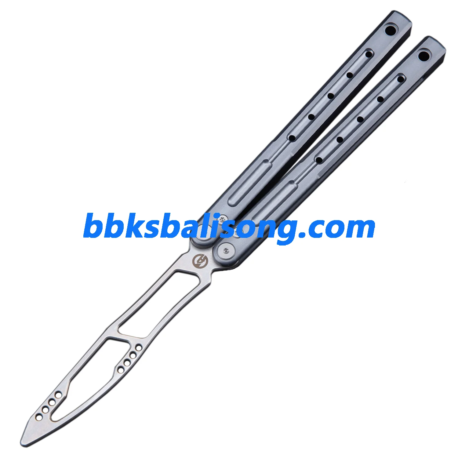 Maxace Phantom II Balisong Trainer 7075 Aluminium/Titanium Handle Bushings System - Image 23