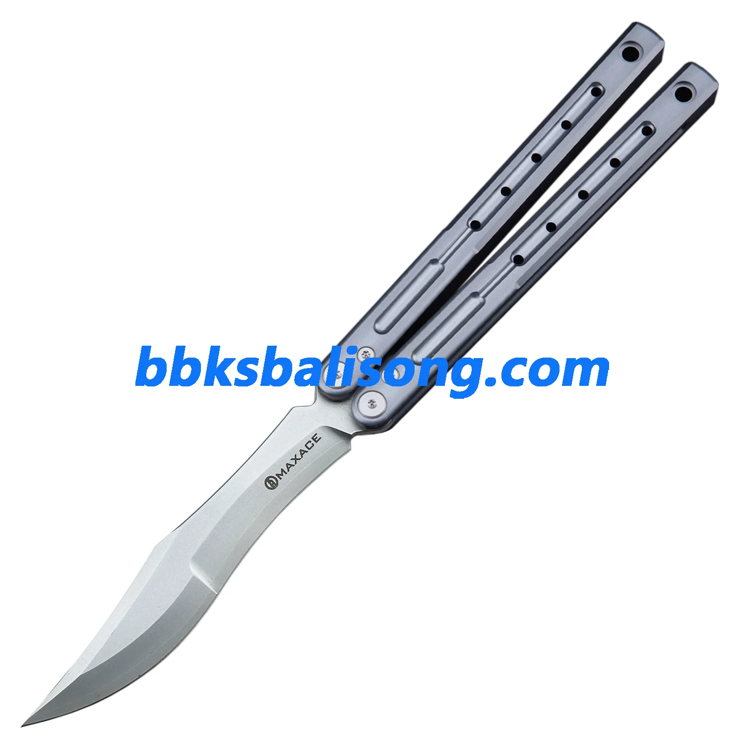 Maxace Phantom II Balisong Trainer 7075 Aluminium/Titanium Handle Bushings System - Image 24